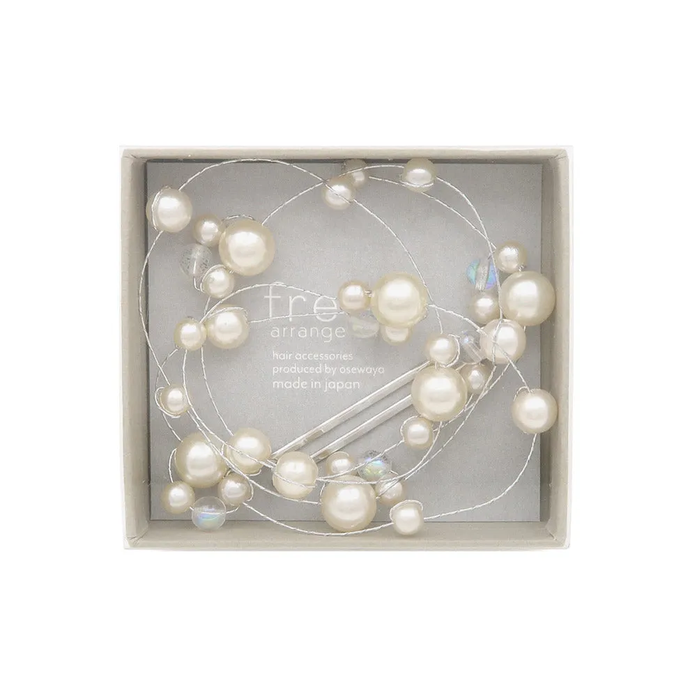 Pearl Cluster Hair Vine