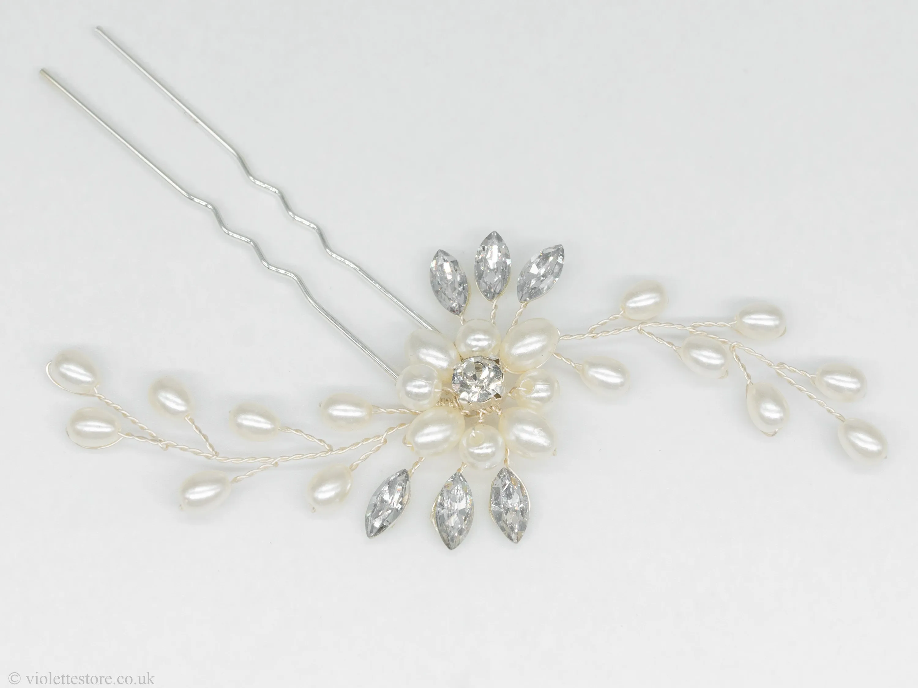 Pearl Gold Hair Pins