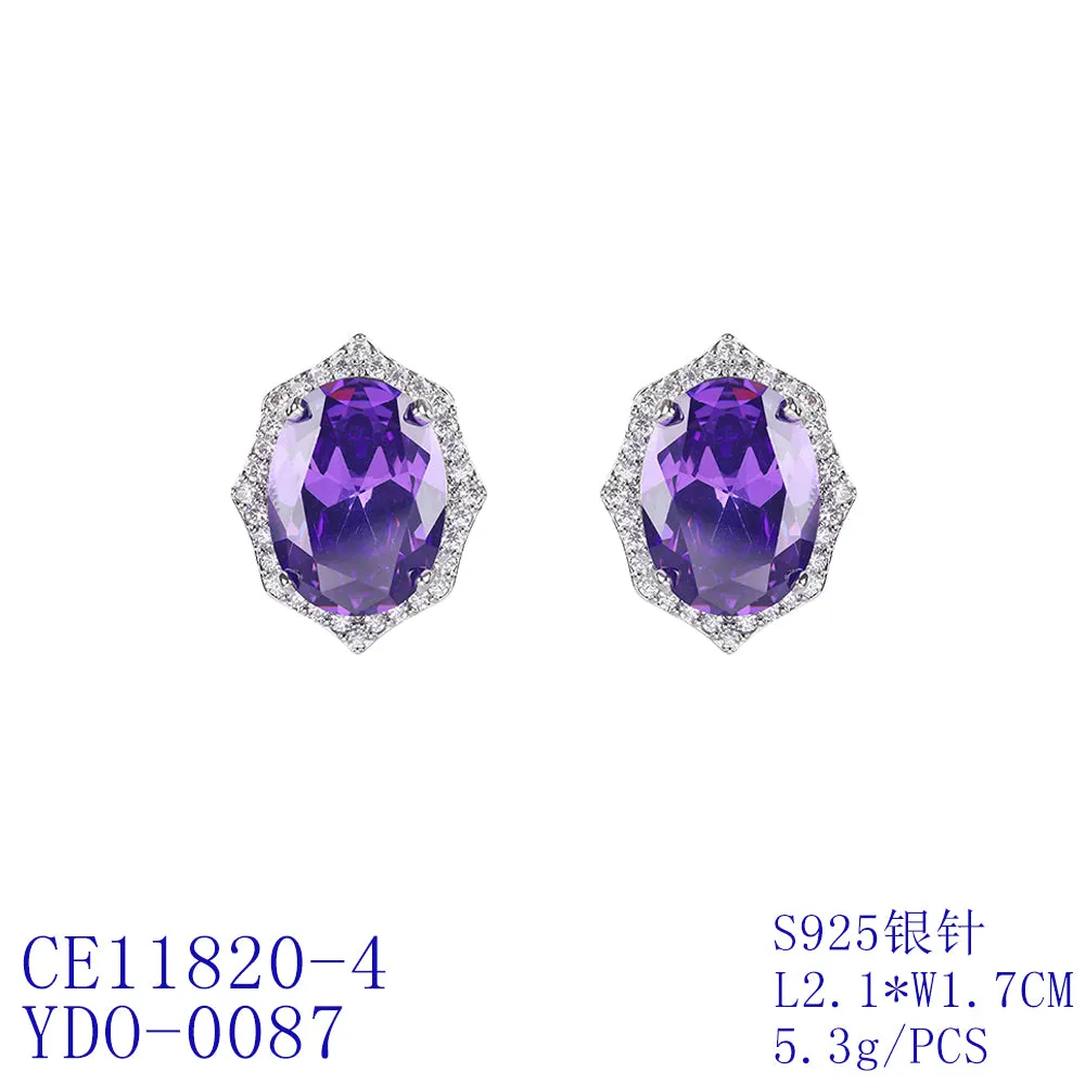 Popular Zircon Stud Earring, Women's Girl's Gatherings Jewelry CE11820