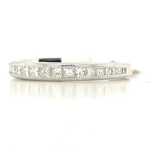 Princess Cut Channel Set Band .30ct