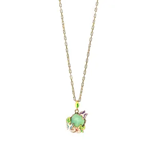 Scenes of Nature Pendant - Chrysolite Opal