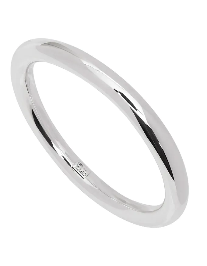 Silver Golf Bangle 8mm (68mm)