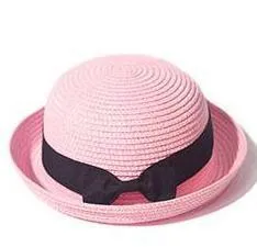 Simple Summer Beach Hat Female | Casual Women Flat hat | Brim Bowknot Straw Cap | Sun Hat