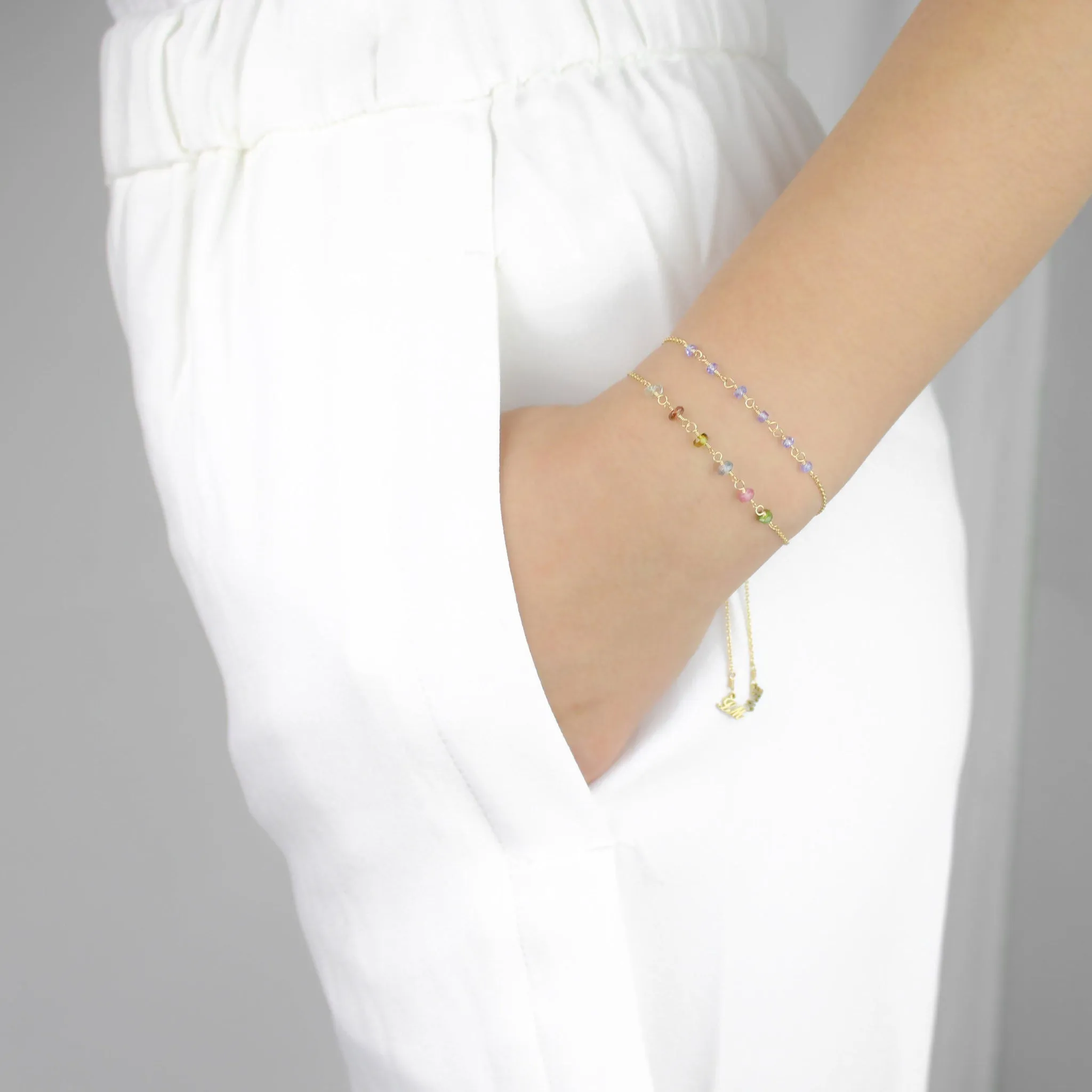 Simple Tanzanite Bracelet