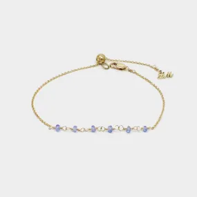 Simple Tanzanite Bracelet