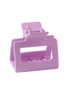 Small Square Macaron Hair Clip: Purple