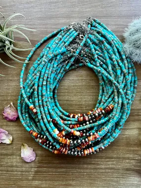 Spiny Oyster and Navajo Pearl Choker