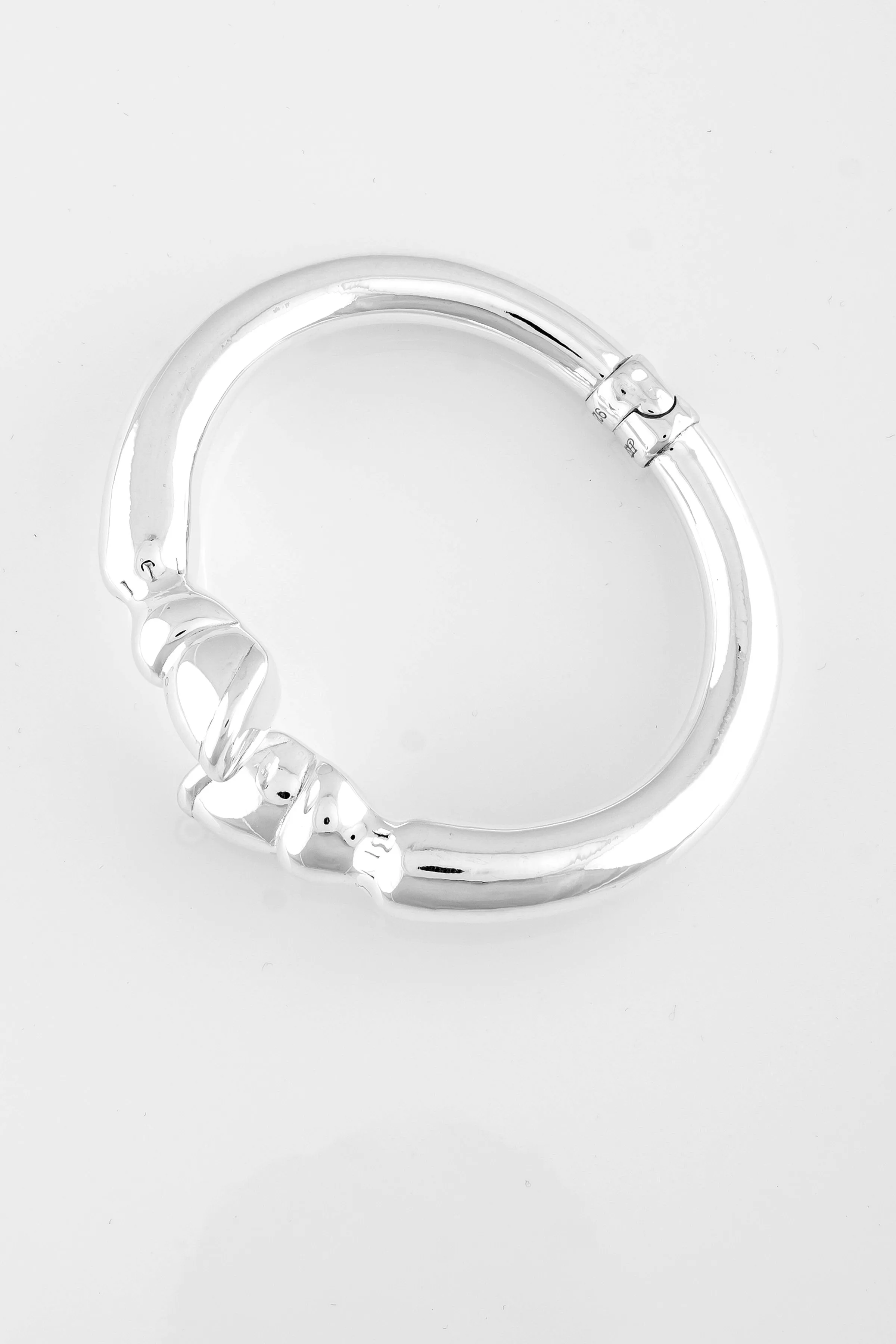 SS01 Silver Hooves Bangle