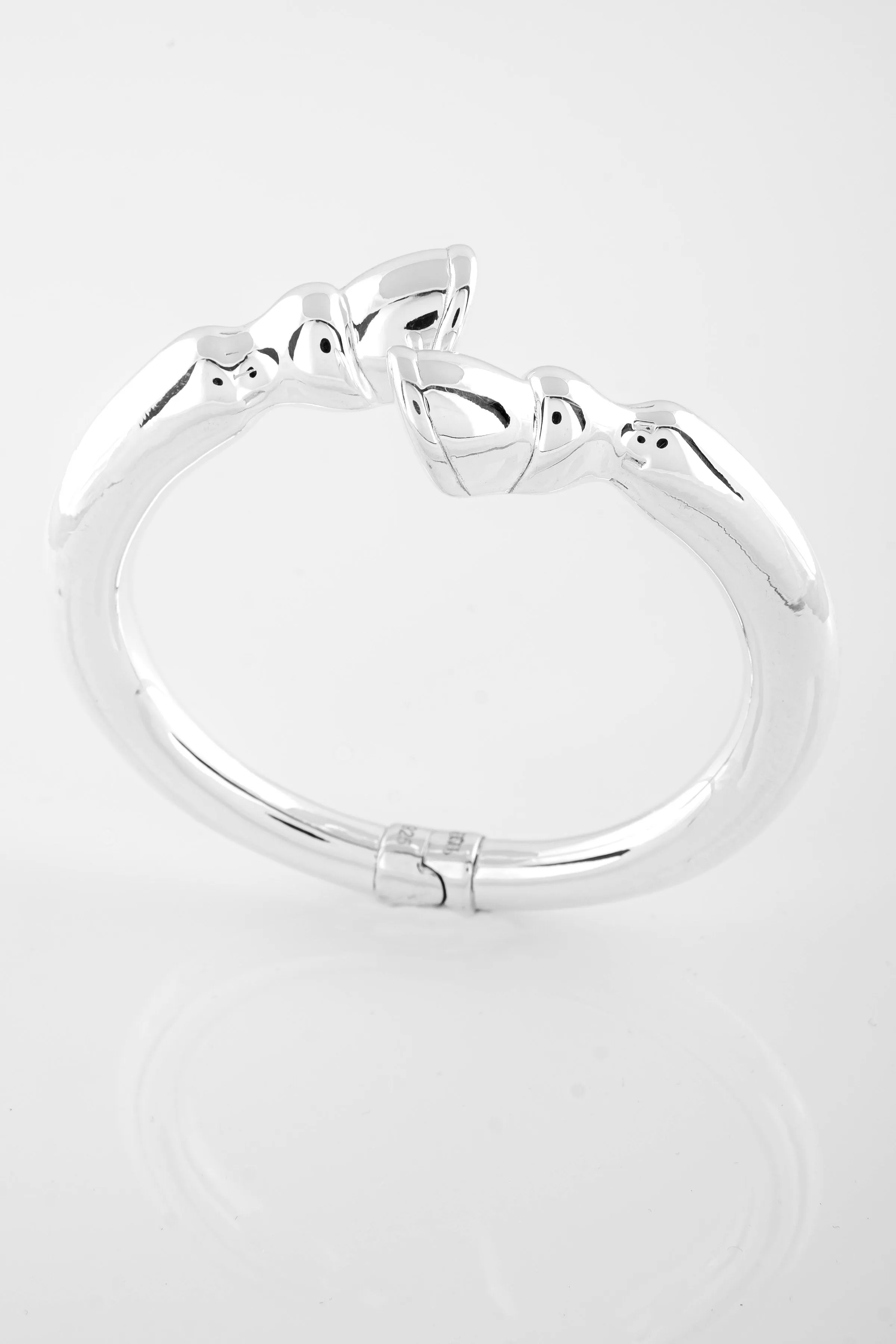 SS01 Silver Hooves Bangle