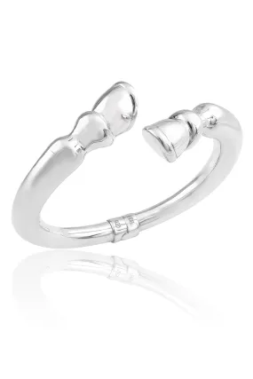 SS01 Silver Hooves Bangle
