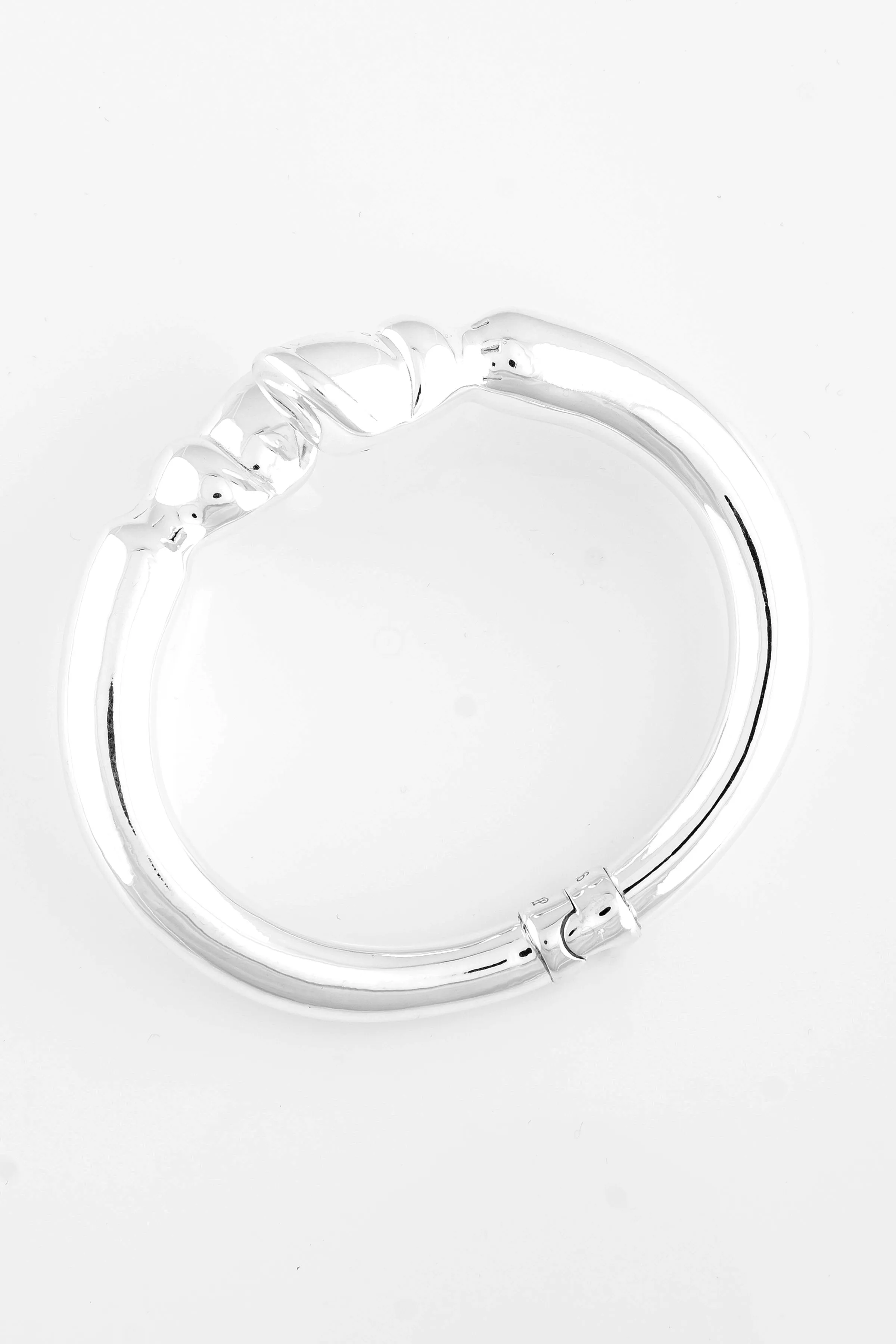 SS01 Silver Hooves Bangle