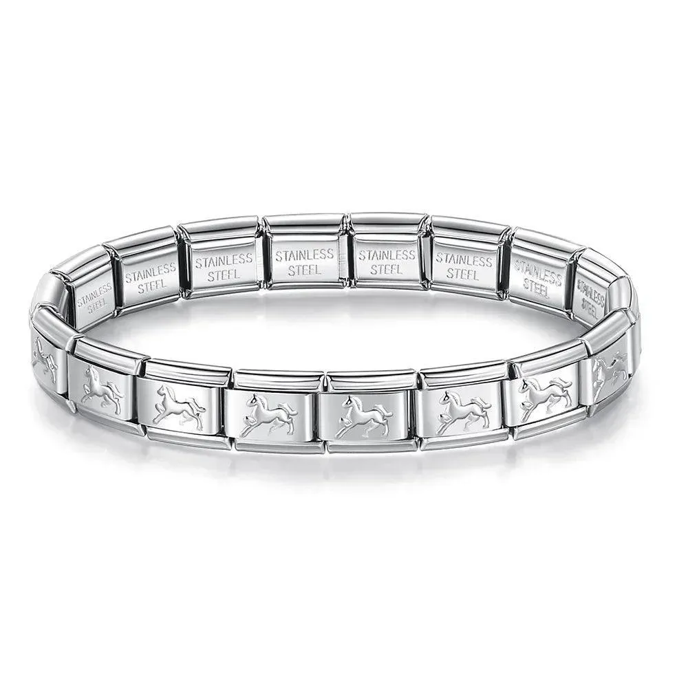 Stainless Steel Geometric Bangle: Chic Women's Fashion Jewelry