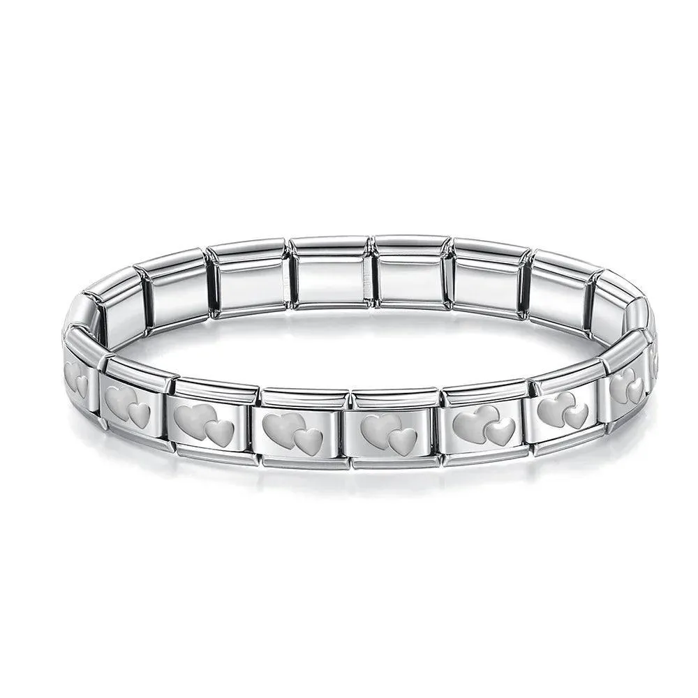 Stainless Steel Geometric Bangle: Chic Women's Fashion Jewelry
