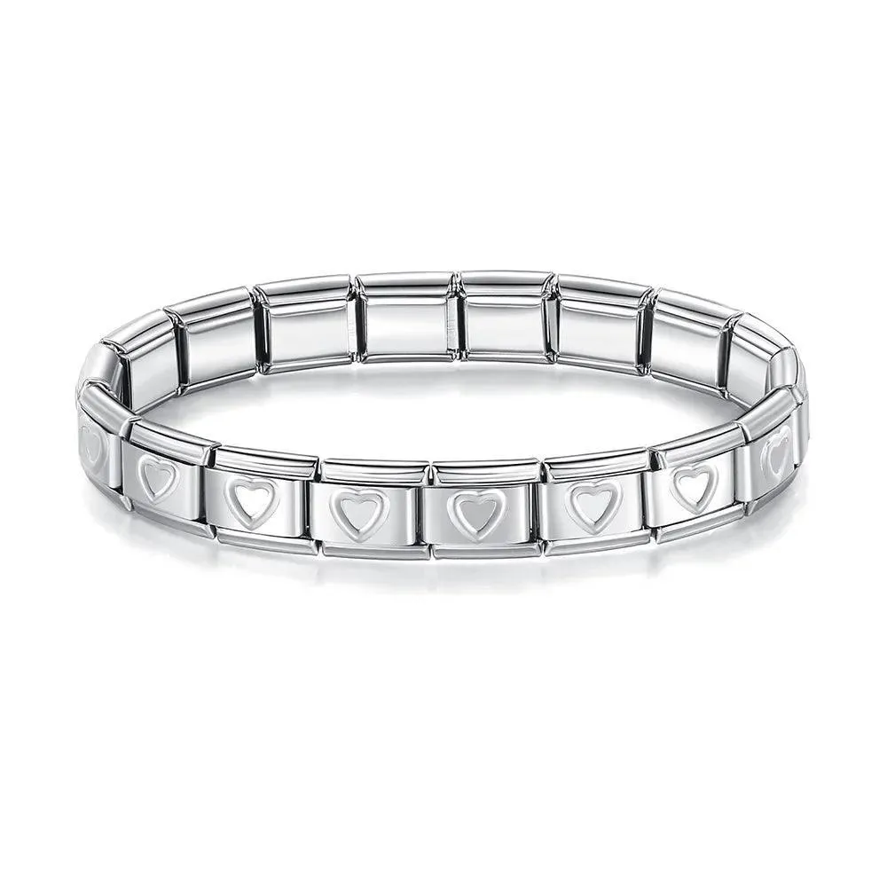 Stainless Steel Geometric Bangle: Chic Women's Fashion Jewelry