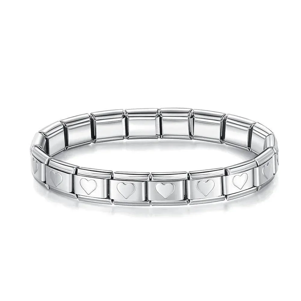 Stainless Steel Geometric Bangle: Chic Women's Fashion Jewelry