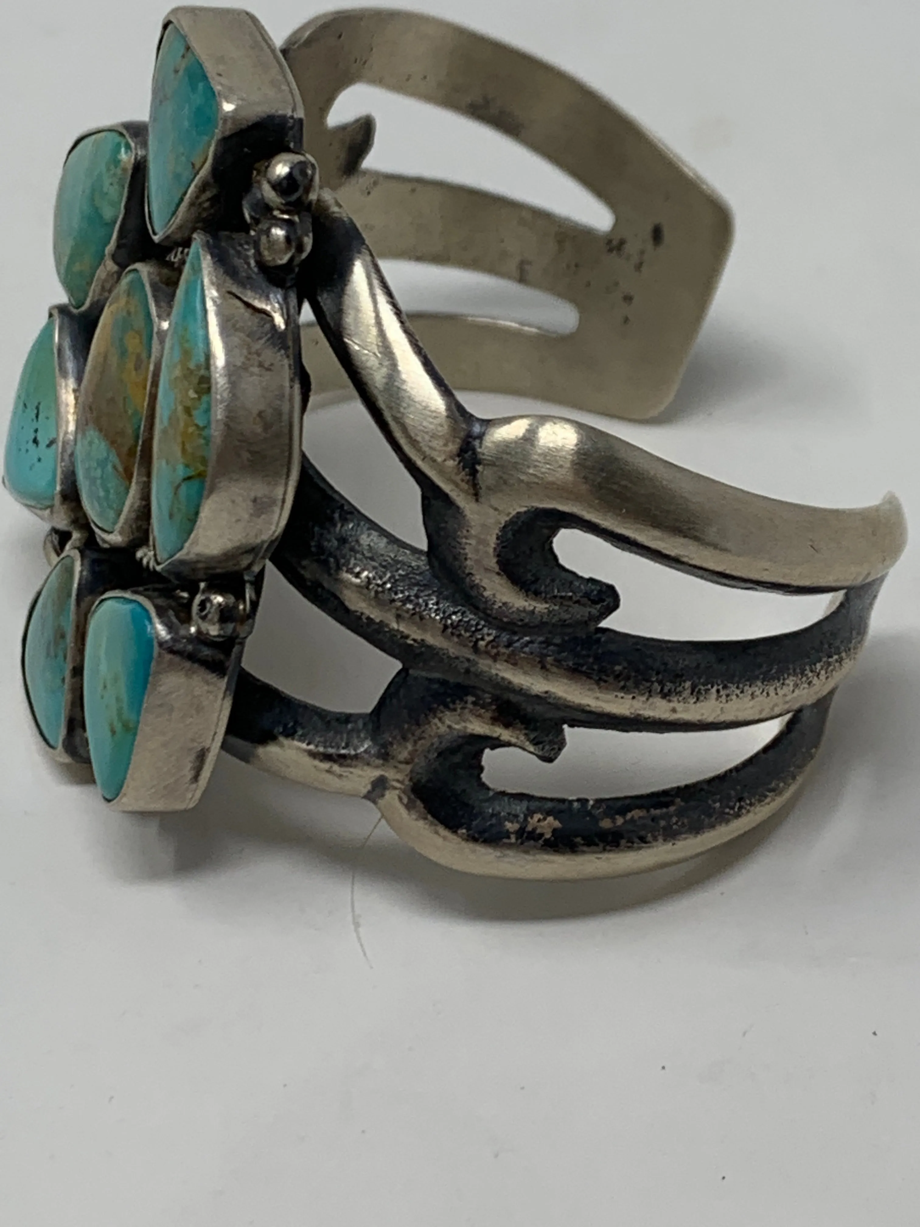Sterling Silver Navajo Cuff Bracelet!