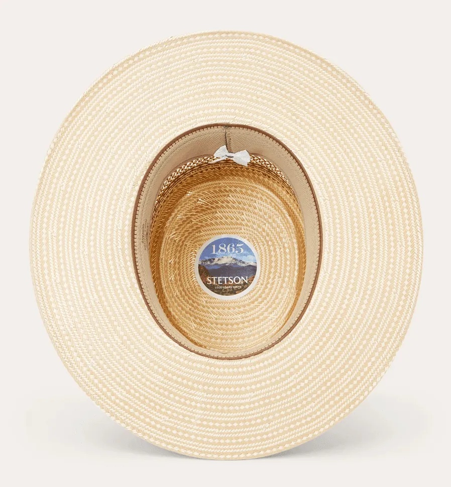Stetson Natural/Tan Batterson Straw Fashion Cowboy Hat XSBTSN22534
