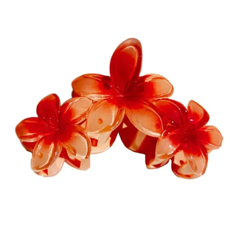 TAVIMART  -  Elegant Plastic Hairpin Fashionable Hairpins Beautiful Flower Hair Pin Claw Hair Clip Accessory for Parties & Weddings