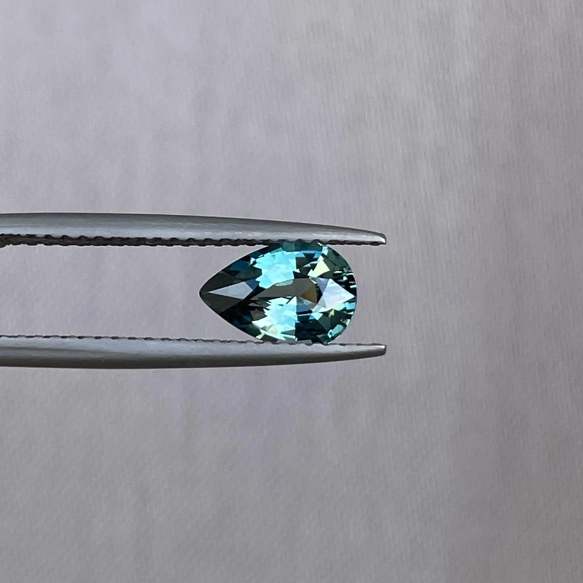 Teal Sapphire 1.15 Ct, Natural Teal Sapphire Ring, Parti sapphire, Teal Sapphire Engagement Ring, bespoke Ring, For Custom ring Loose gem