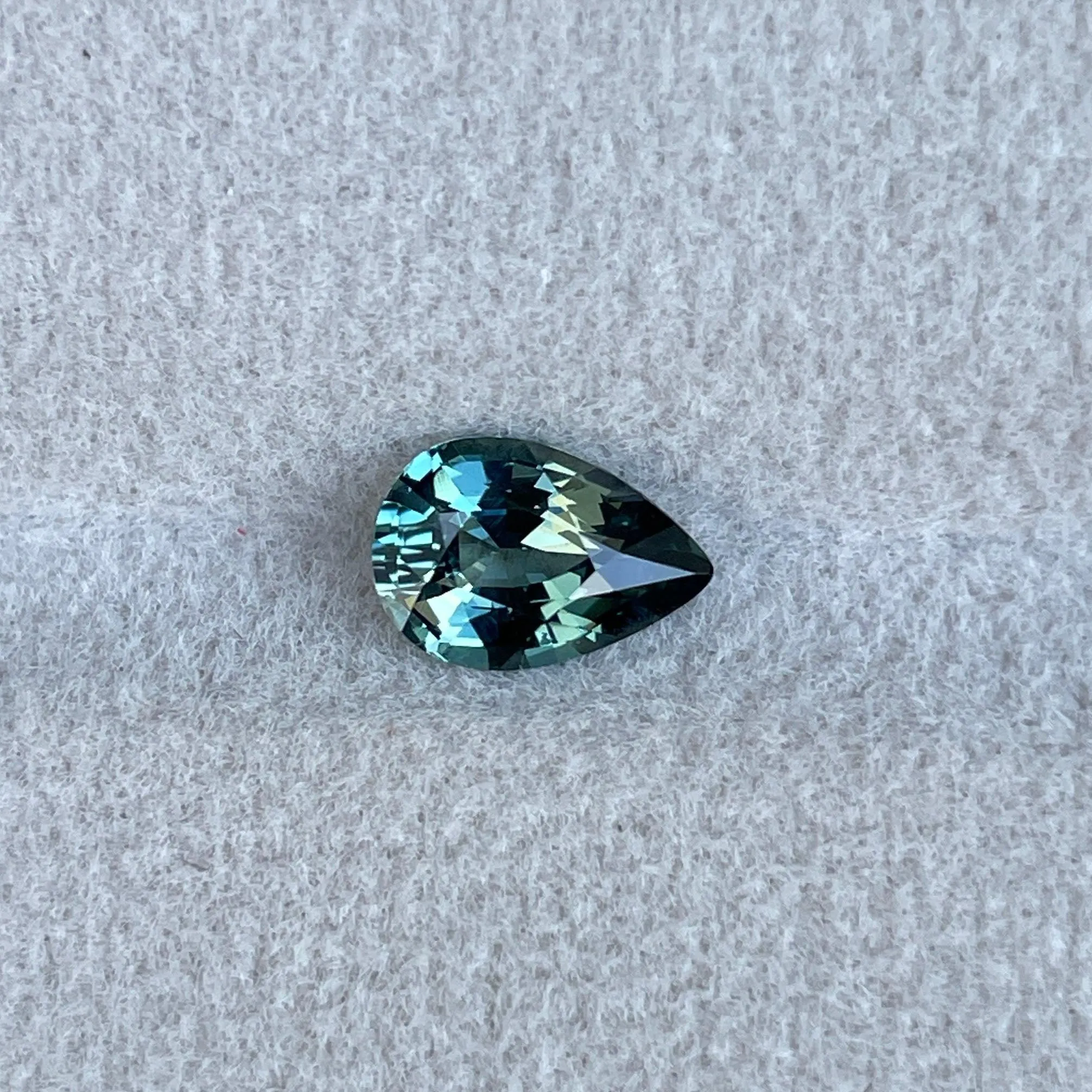 Teal Sapphire 1.15 Ct, Natural Teal Sapphire Ring, Parti sapphire, Teal Sapphire Engagement Ring, bespoke Ring, For Custom ring Loose gem
