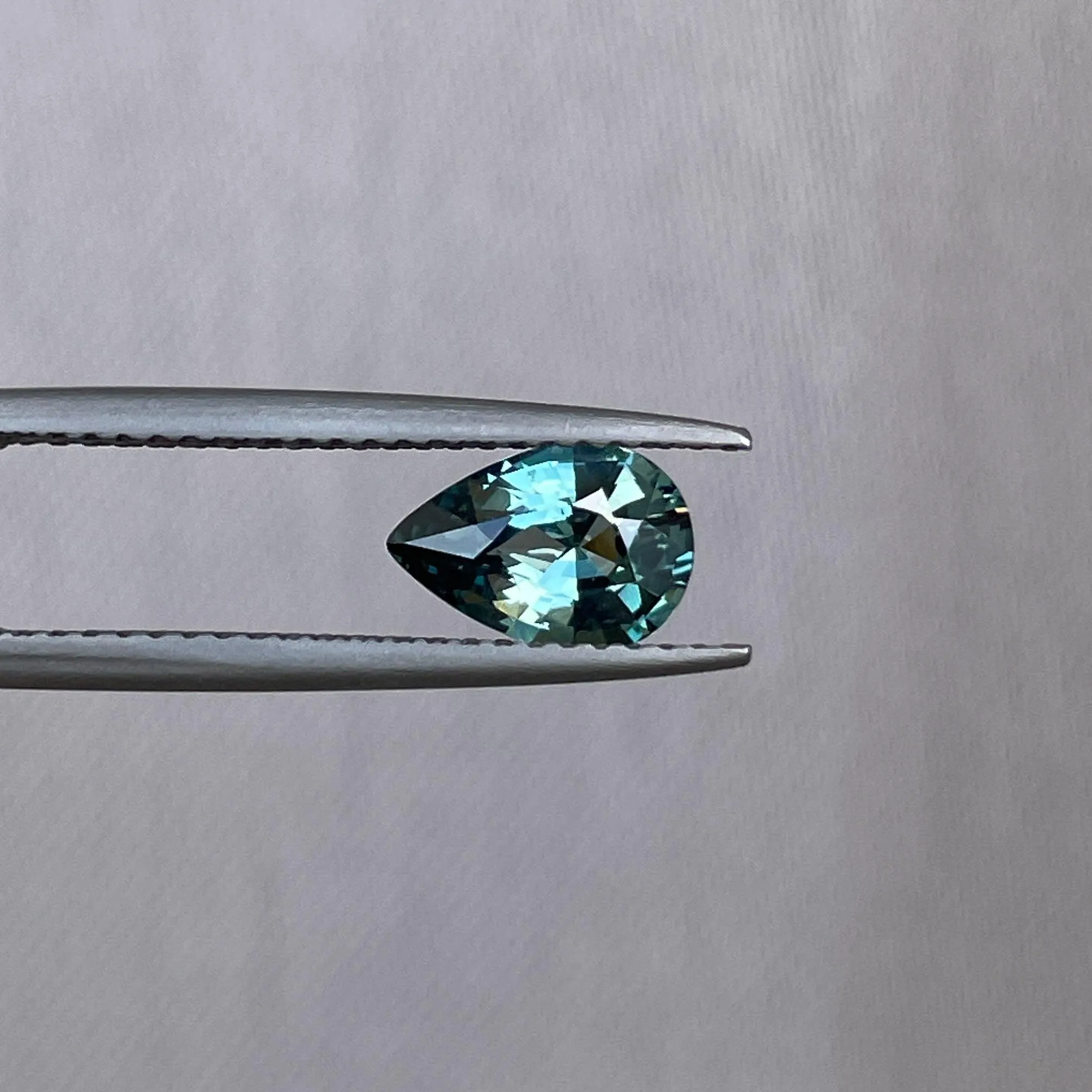 Teal Sapphire 1.15 Ct, Natural Teal Sapphire Ring, Parti sapphire, Teal Sapphire Engagement Ring, bespoke Ring, For Custom ring Loose gem