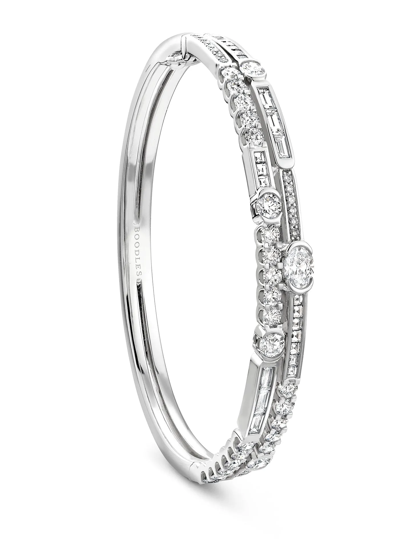 The Boodles National Gallery Collection - Play of Light Platinum Bangle