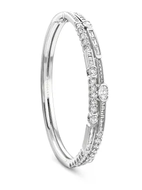 The Boodles National Gallery Collection - Play of Light Platinum Bangle