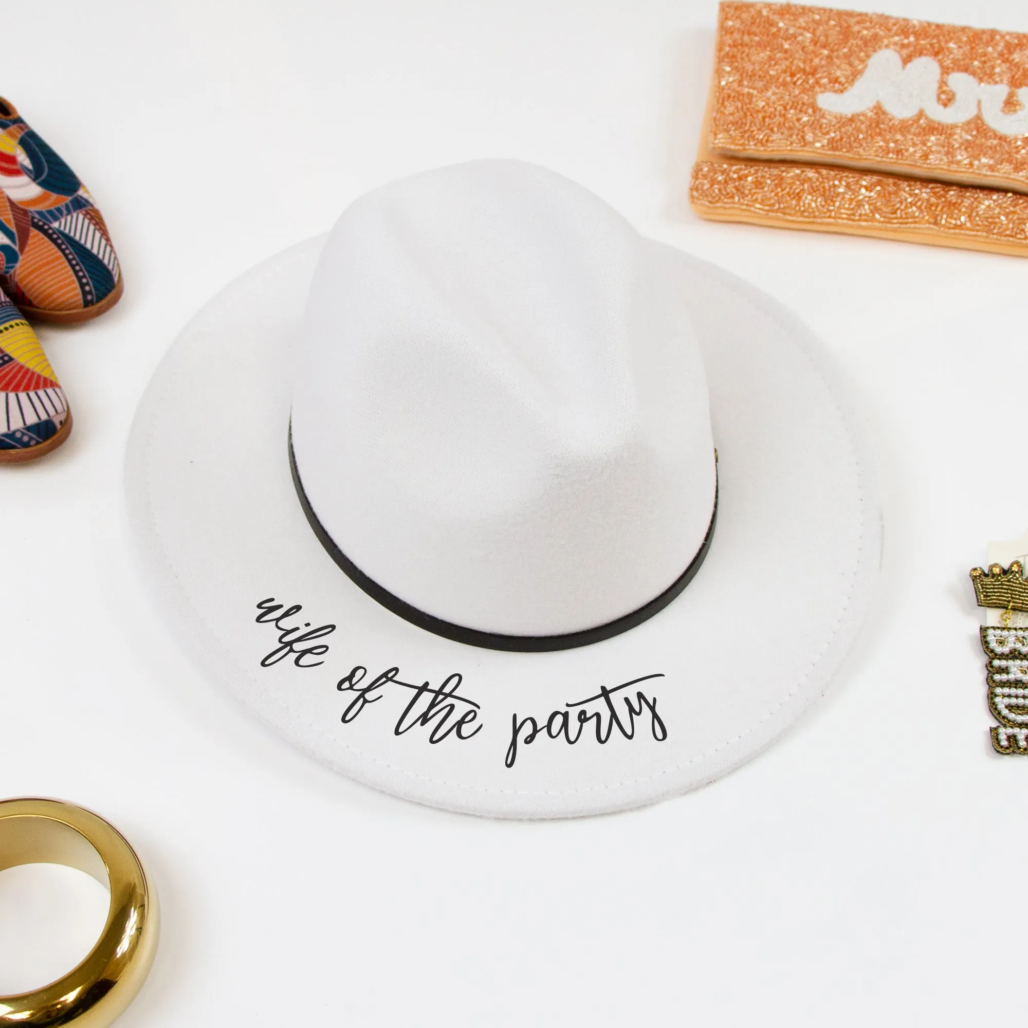 The Party, Wife of the Party Fedora Hats