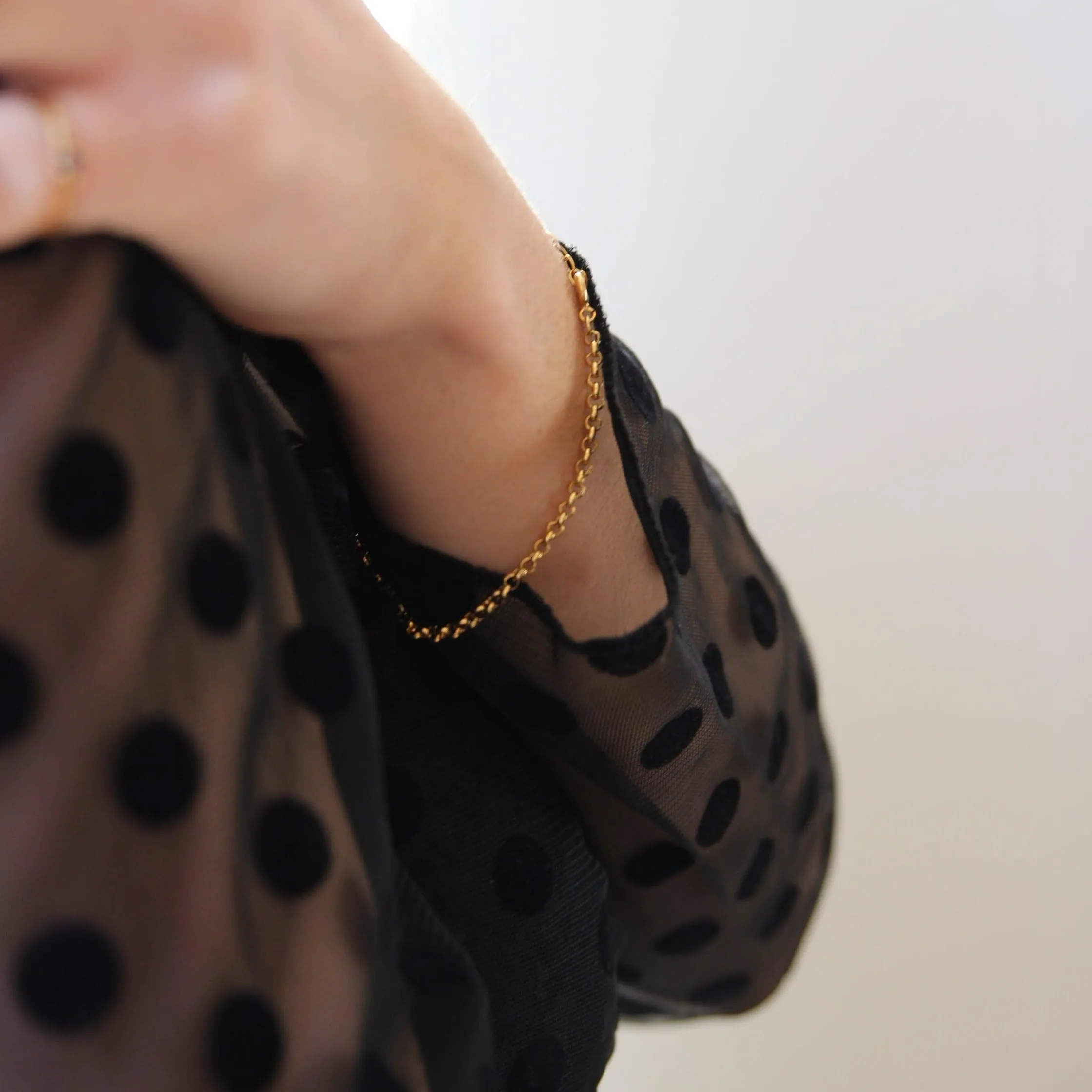THE RILEY ROLO BRACELET - sterling silver