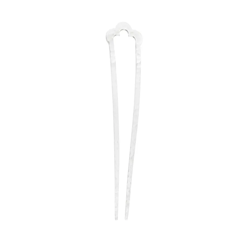 Trefoil Hair Pin in Silver - Large
