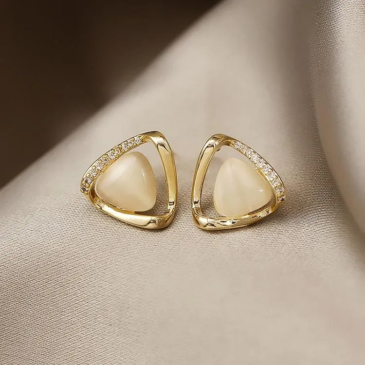 Triangle Stud Earring