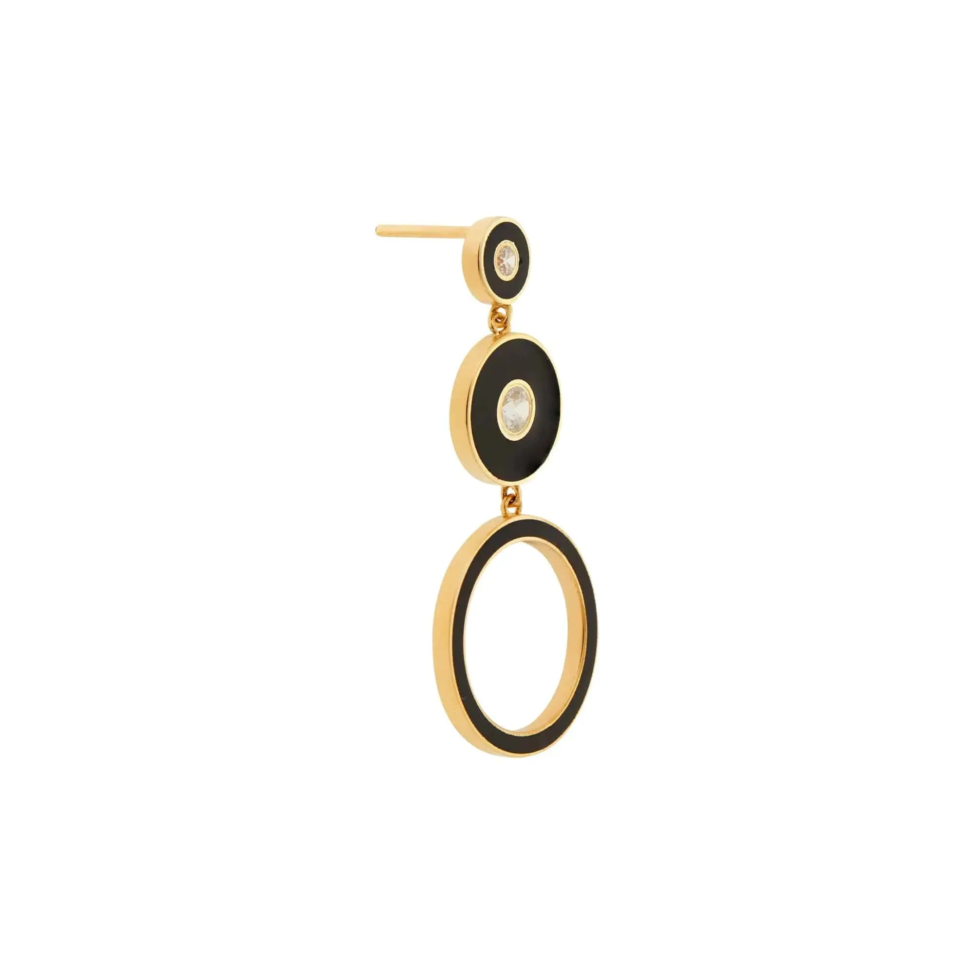 Triple Solitaire Black Enamel
