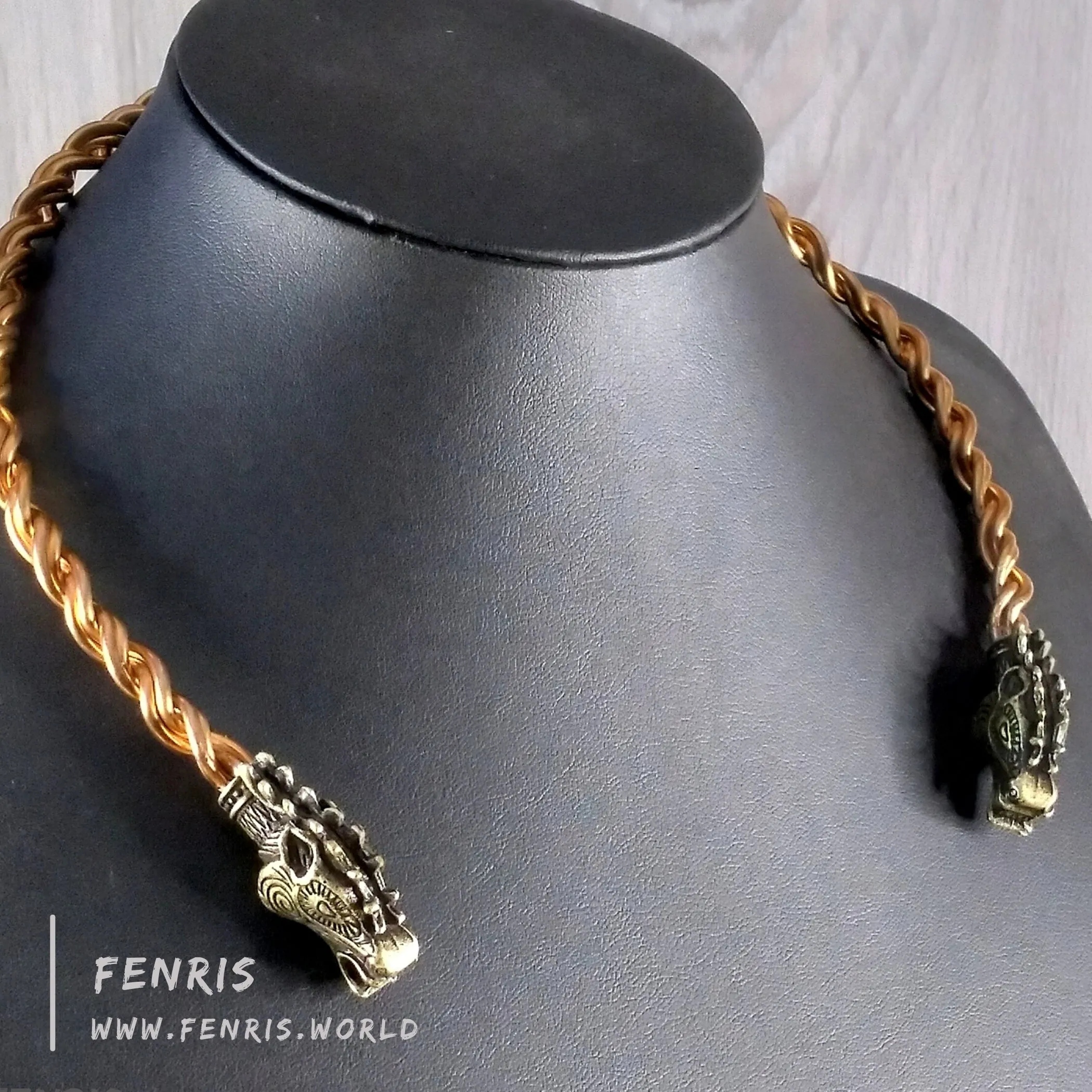 Viking Torc Bronze Stag | Fenris