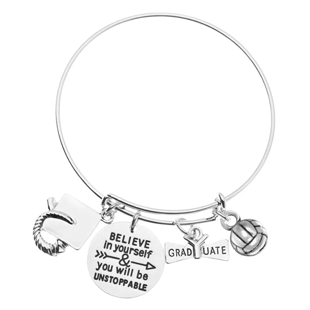 Volleyball Graduation Bracelet- Pick Style