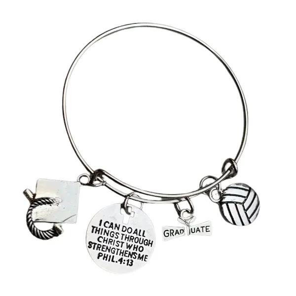 Volleyball Graduation Bracelet- Pick Style