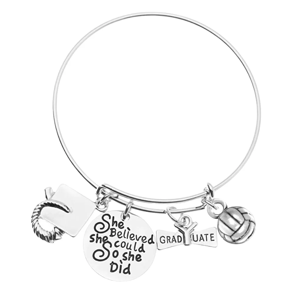 Volleyball Graduation Bracelet- Pick Style
