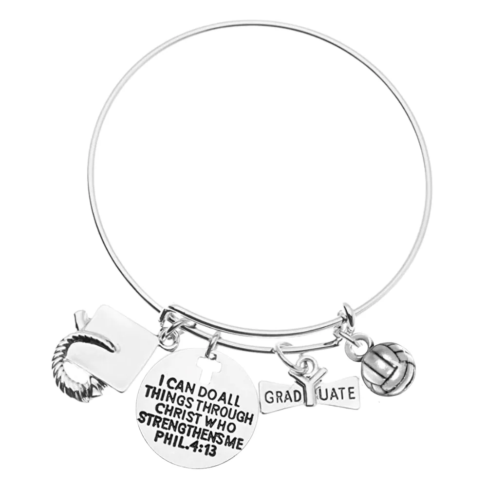 Volleyball Graduation Bracelet- Pick Style