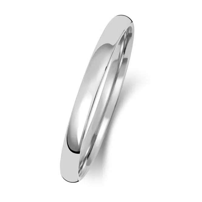 Wedding Band Platinum Slight Court 2mm-1.7 Wedding  Ring WP111H