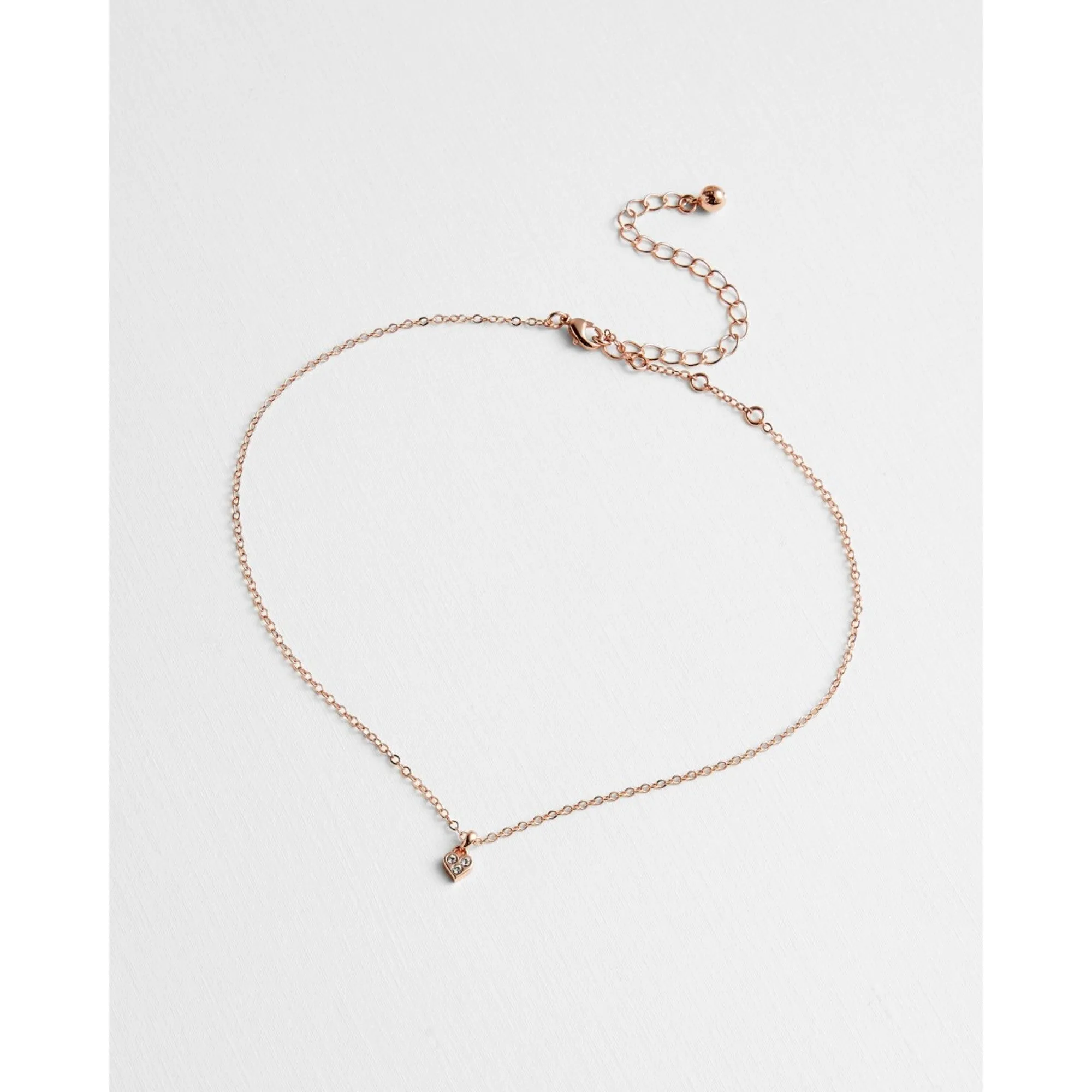 Women Nemarra-Tbj2415 Nano Heart Choker - Rosegold