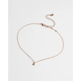 Women Nemarra-Tbj2415 Nano Heart Choker - Rosegold