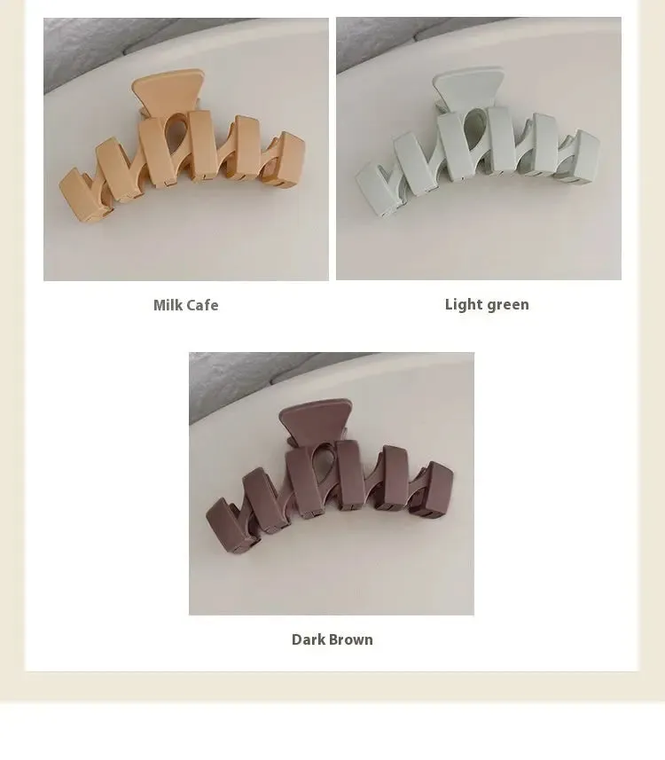 Women's Large Simplicity Grip Frosted Hair Clip