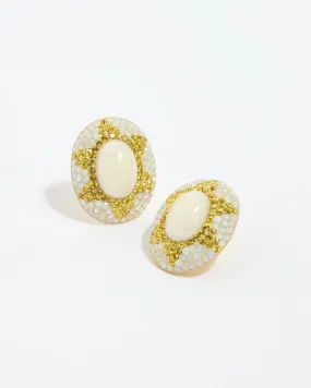 Yellow Sun Stud Earrings, Clip on - PRE ORDER