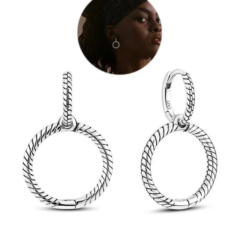Zircon Heart Shaped Silver Earrings: Elegant Gift for Women’s Special Occasions