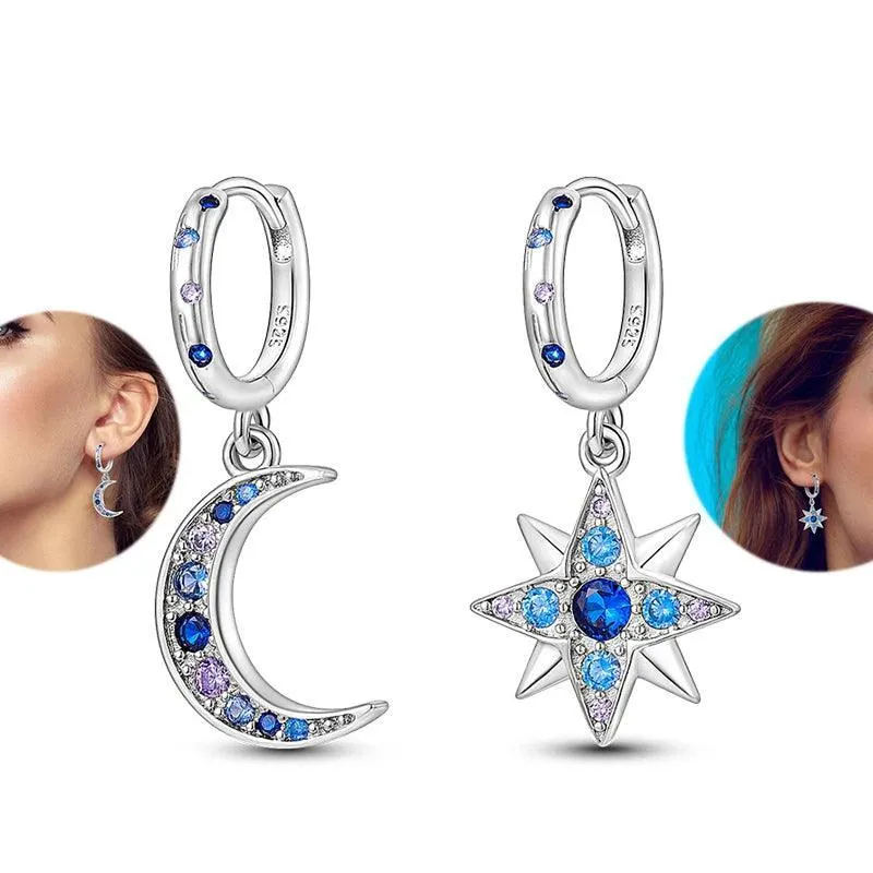 Zircon Heart Shaped Silver Earrings: Elegant Gift for Women’s Special Occasions