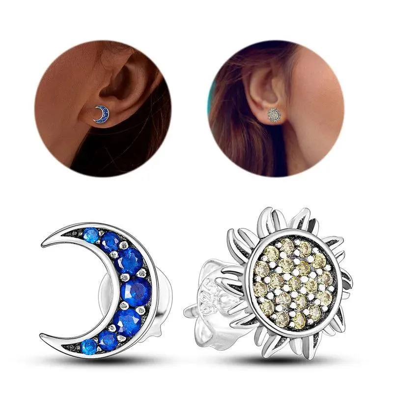 Zircon Heart Shaped Silver Earrings: Elegant Gift for Women’s Special Occasions