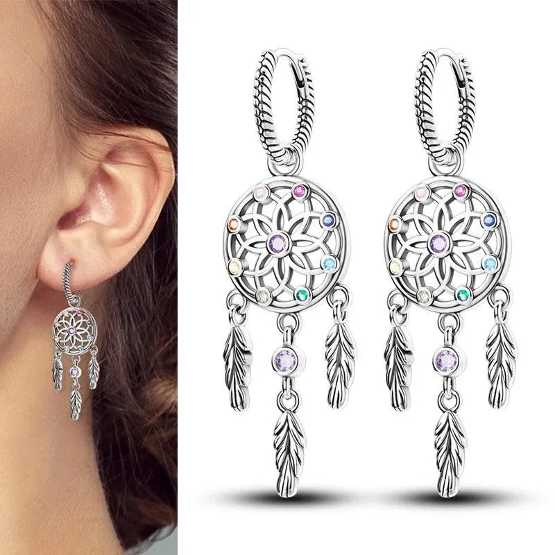 Zircon Heart Shaped Silver Earrings: Elegant Gift for Women’s Special Occasions