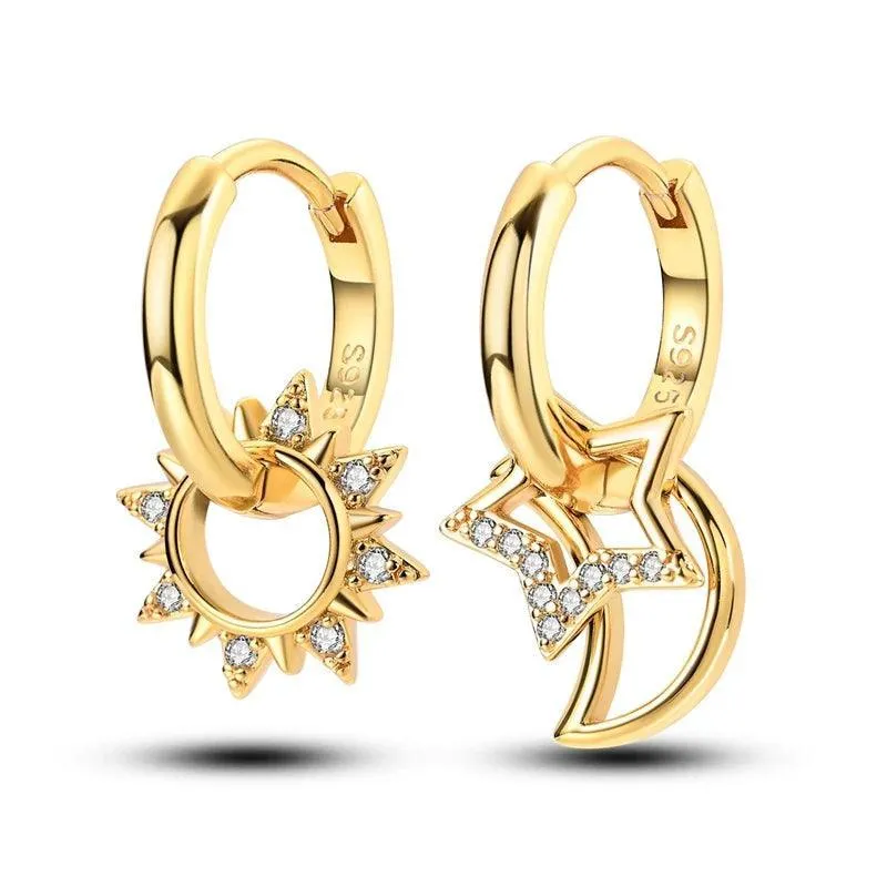 Zircon Heart Shaped Silver Earrings: Elegant Gift for Women’s Special Occasions