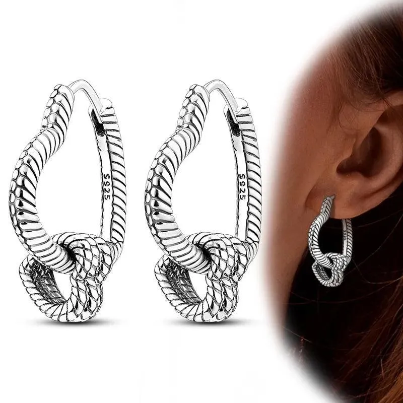 Zircon Heart Shaped Silver Earrings: Elegant Gift for Women’s Special Occasions