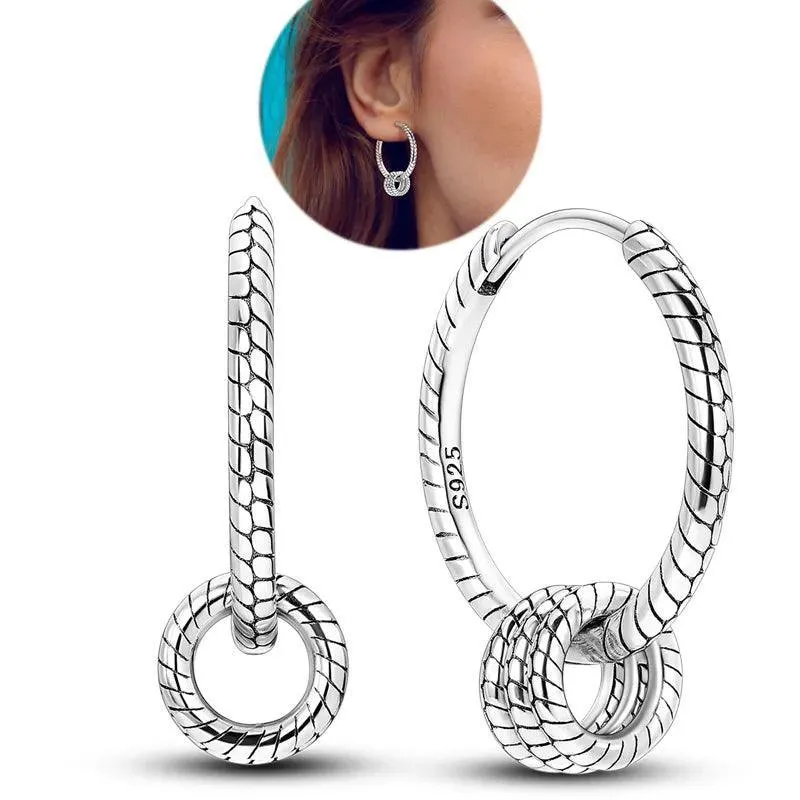 Zircon Heart Shaped Silver Earrings: Elegant Gift for Women’s Special Occasions