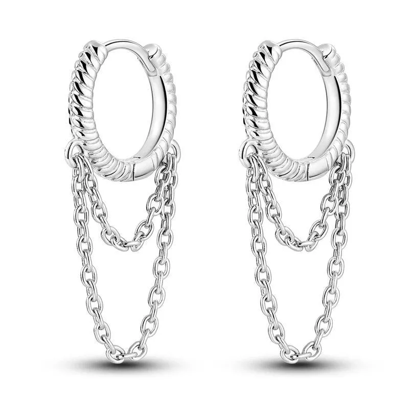 Zircon Heart Shaped Silver Earrings: Elegant Gift for Women’s Special Occasions